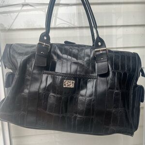 Bueno Faux Leather Large Travel Overnight Weekender Bag